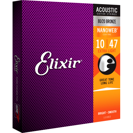 ELIXIR ACOUSTIQUE NANOWEB XL 10-47