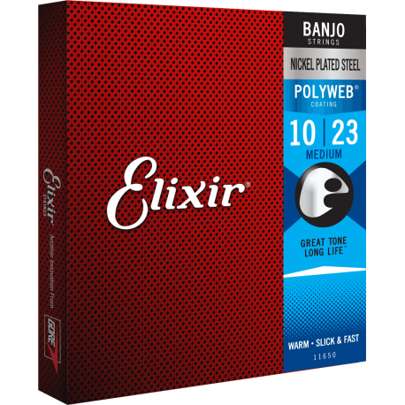 ELIXIR JEU BANJO MEDIUM 10-23