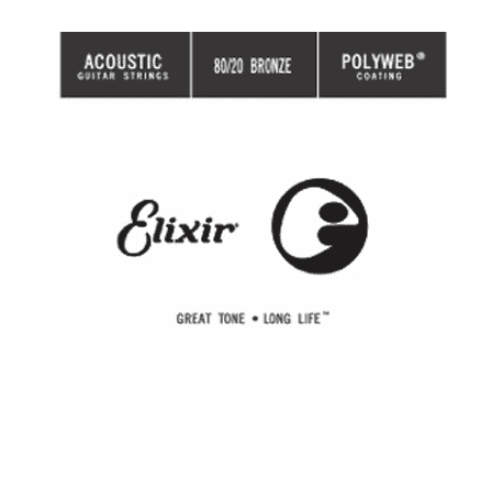 ELIXIR CORDE ACOUSTIQUE POLYWEB 045