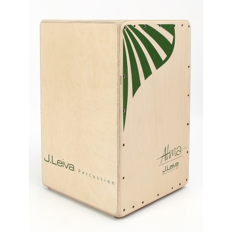 J. Leiva Cajon Alma green (oiled & waxed) 