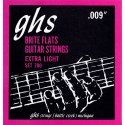 GHS Brite Flats Extra Light