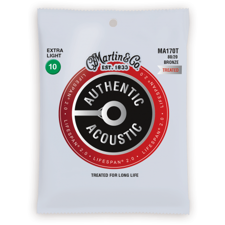 MARTIN Authentic Treated, Extra Light, 80/20