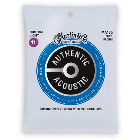 MARTIN Authentic, Custom Light, 80/20