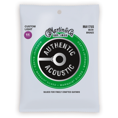 MARTIN Authentic Silked, Custom Light, 80/20