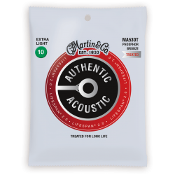 MARTIN Authentic Treated, Extra Light, 92/8