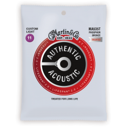 MARTIN Authentic Treated, Custom Light, 92/8