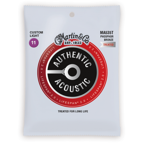MARTIN Authentic Treated, Custom Light, 92/8