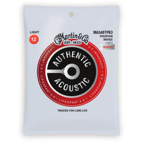 MARTIN Authentic Treated, pack de 3, Light, 92/8