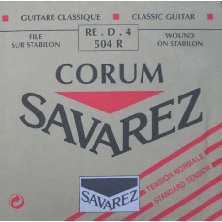 SAVAREZ RE-4 ROUGE FILE ARGENTE