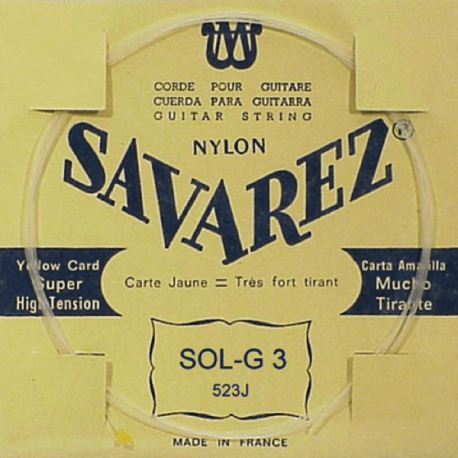 SAVAREZ SOL-3 JAUNE NYLON RECT