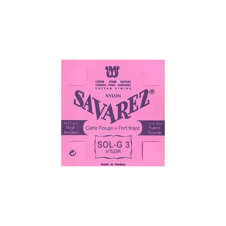 SAVAREZ SOL-3 ROUGE NYLON RECT