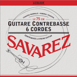 SAVAREZ Jeu guitare contrebasse 6 cordes 75cm
