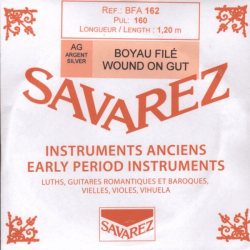 SAVAREZ Corde indiv boyau filé cuivre 1.20m