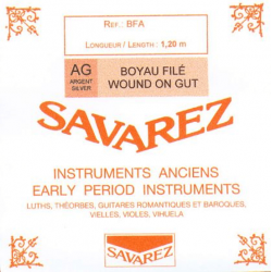 SAVAREZ Corde indiv boyau filé cuivre 1.20m
