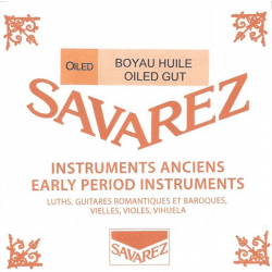 SAVAREZ Corde indiv boyau rectifié huilé 1.20m