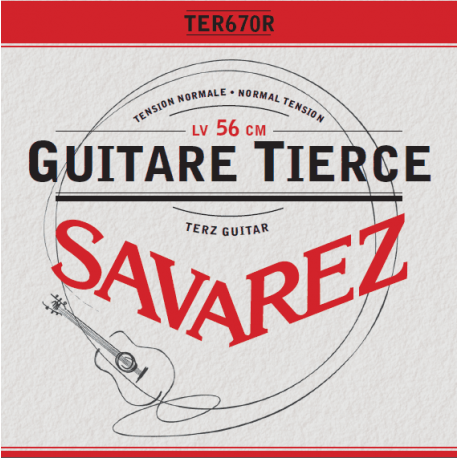 SAVAREZ GUITARE TIERCE ROUGE TENSION NORM