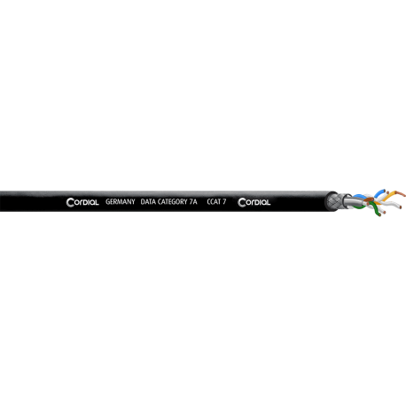 CORDIAL Bobine de câble réseau Cat7A 100 m