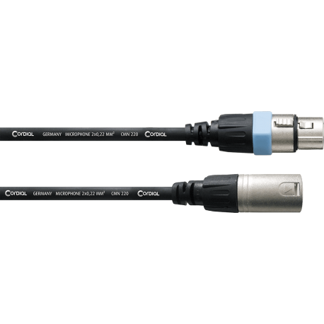 CORDIAL Câble micro XLR 1 m