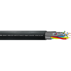 CORDIAL 2x CAT7A + DMX + Power 2,5 mm² - 100 m