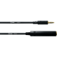 CORDIAL Adaptateur audio jack femelle / minijack mâle - 15cm