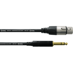 CORDIAL Câble audio jack stéréo / XLR femelle - 30 cm