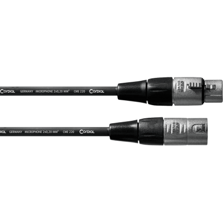 CORDIAL Câble micro XLR 50 cm