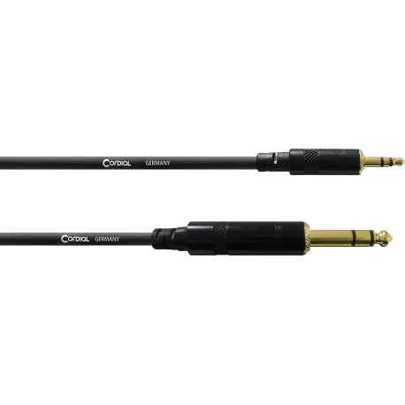 CORDIAL Câble audio stéréo minijack/jack 3 m