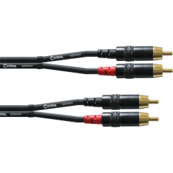 CORDIAL Câble audio double Rca/Rca 30 cm
