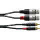 CORDIAL Câble audio double XLR femelle/Rca 3 m