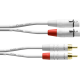 CORDIAL Câble audio double XLR femelle - RCA 3 m blanc