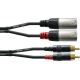 CORDIAL Câble audio double XLR mâle/Rca 6 m