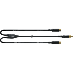 CORDIAL Câble Y bretelle Rca mâle/Rca femelle 30 cm