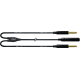 CORDIAL Câble Y bretelle jack mono femelles/2 jack mono mâles 30 cm