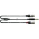 CORDIAL Câble Y bretelle jack stéréo/XLR mâle + XLR femelle 3 m