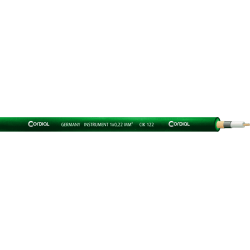 CORDIAL Bobine câble instrument 1x 0,22 mm² vert - 100m