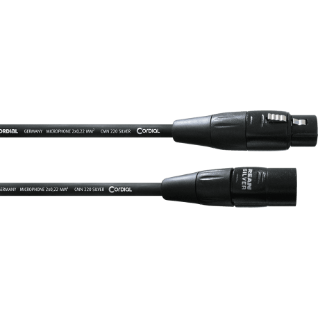 CORDIAL Câble micro XLR 10 m