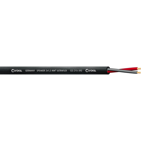 CORDIAL Bobine de câble h.p. 2 x 1,5 mm² flexible 500m