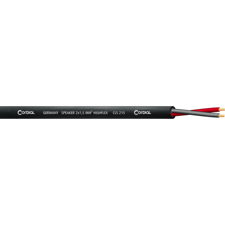 CORDIAL Bobine de câble HP 2x 1,5mm² 500 m