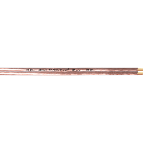 CORDIAL Bobine de câble h.p. 2 x 2,50 mm² 100m