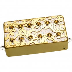 DIMARZIO DP287FSGW - UtoPIA Neck "F-spaced" - Satin Gold / White