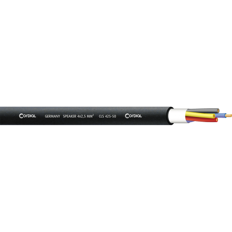 CORDIAL Bobine de câble h.p. 4 x 2,5 mm² installation 100m