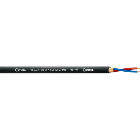CORDIAL Bobine de câble micro 2 x 0,18 mm² 100m