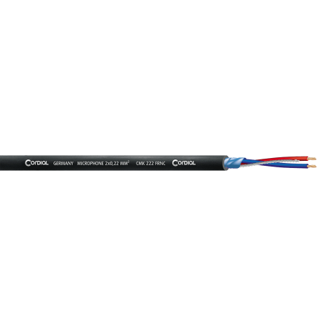 CORDIAL Bobine de câble micro installation 2 x 0,22mm² 100m FRNC