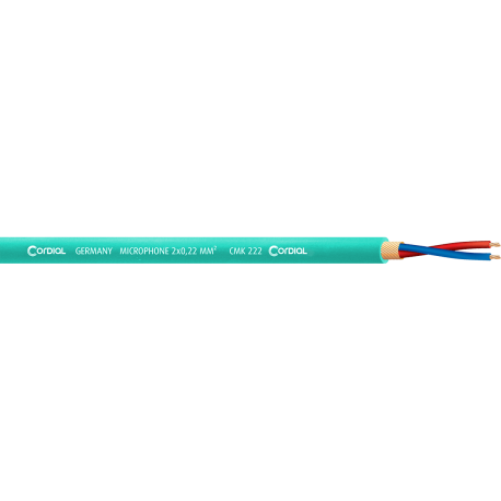 CORDIAL Bobine micro 2x 0,22 mm vert - 100m