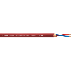 CORDIAL Bobine de câble micro 2 x 0,22 mm² 100 m rouge