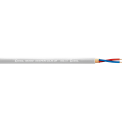 CORDIAL Bobine de câble micro 100 m blanc
