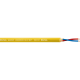 CORDIAL Bobine de câble micro 2 x 0,22 mm² 100 m jaune