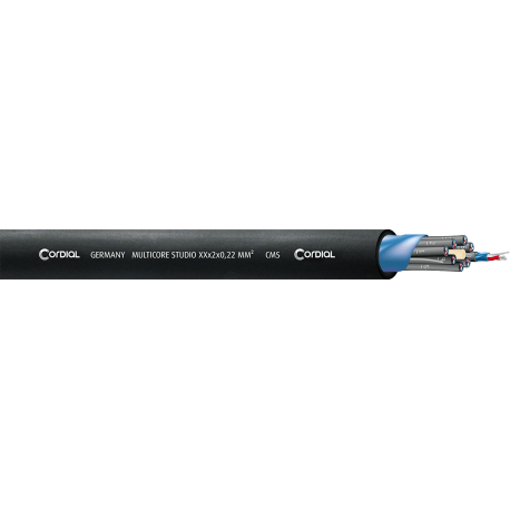CORDIAL Bobine de câble multipaires 8x 0.22mm² - 50m
