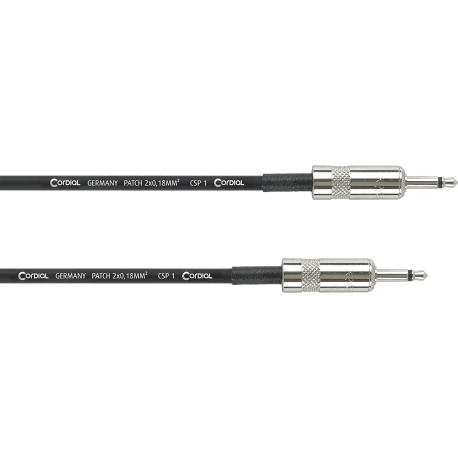 CORDIAL Câble patch modulaire minijack mono 1,2 m