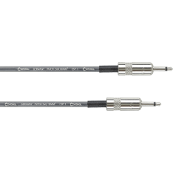 CORDIAL Câble patch modulaire minijack mono 1,2 m gris